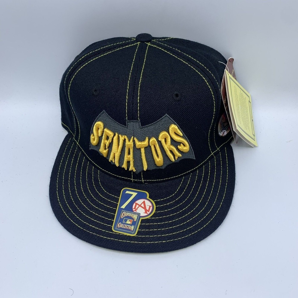 Harrisburg Senators Batman 7 American Needle Hat Fitted Cap Men